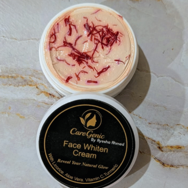 Caregenic Face Whitening Cream with Zaffran for glowing skin